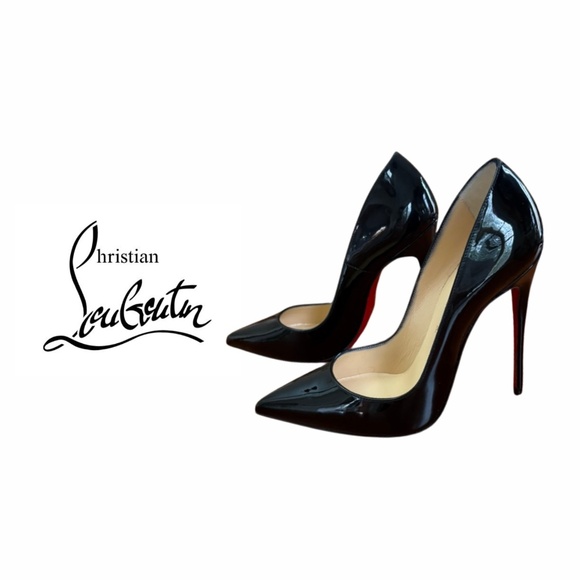 Christian Louboutin | So Kate 120 Patent Leather Pumps – Black, Size 36 - Picture 1 of 13